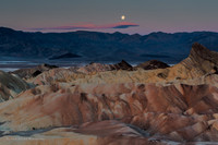 Moonrise over Death Valley, CA