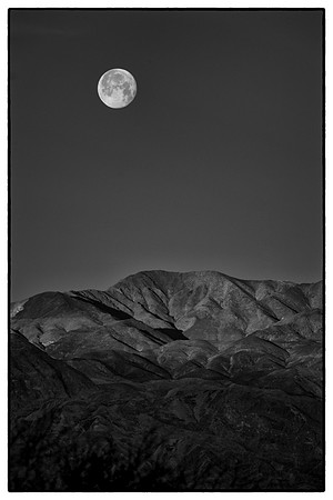 Full Moon Over Death Valley