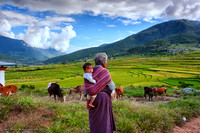 Old woman with child