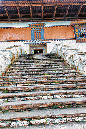 Steps to the Kyerchu Temple